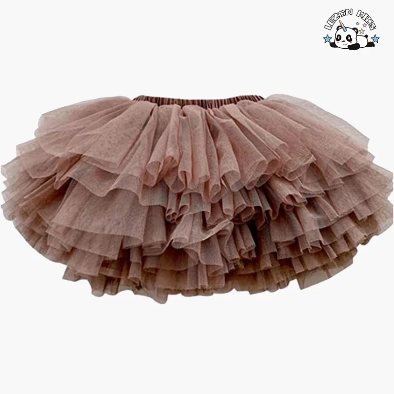 LEZONKIDS - Colors Customization Girls Tutu Ruffle Girls Dress with Petti Skirt for 2 to 12T